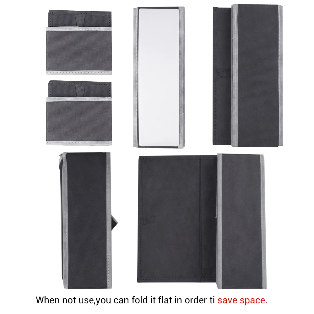 BSCI factory home organization wholesale collapsible underwear storage drawer with handle