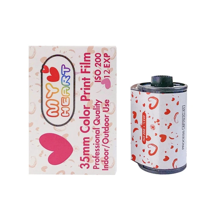 Myheart 35mm color print camera film 8/18/12 EXP ISO 200 retro sweetheart film 135 negative film cameras
