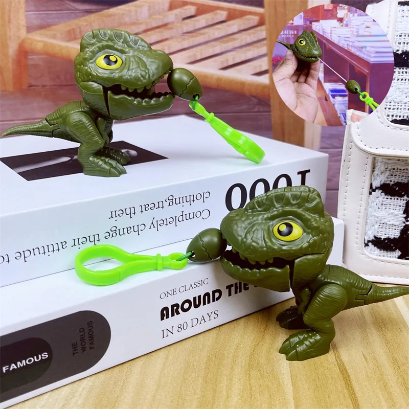 New Arrival Cartoon Sunset Light Space Rabbit Keychain Car Bag Fashion Glowing KeyRing Small Gift Pendant Ornaments