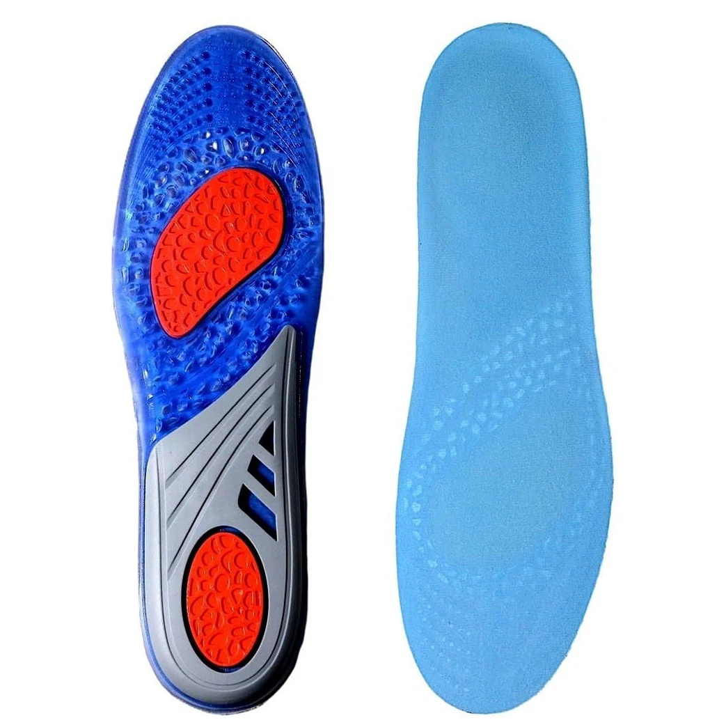 GEL Sports Insoles,Unisex-adult inserts with Best buffer and Shock Absorption, Relieve Foot Pain and Fasciitis