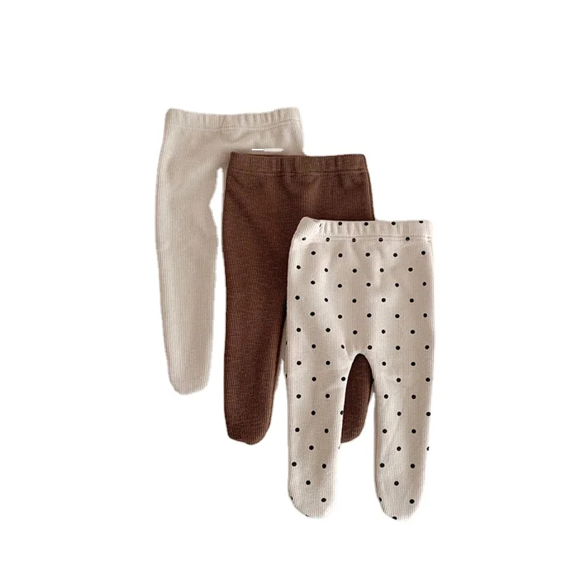 
Jambear Newborn Trousers Organic 100% Cotton Tights All-match Pants Baby Tights Autumn and Winter Leggings Customized for Autumn 