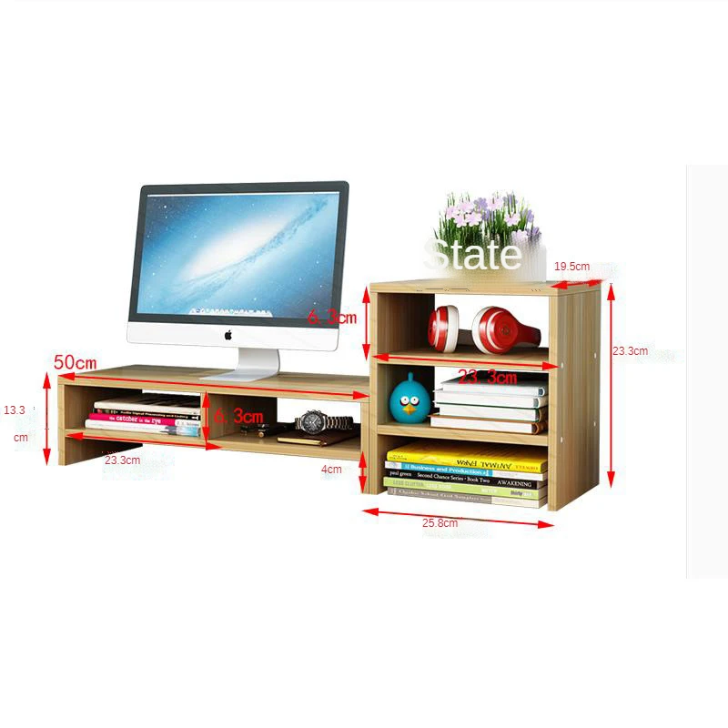Computer support stand on the desktop, factory hot selling height-increasing monitor storage rack base rack