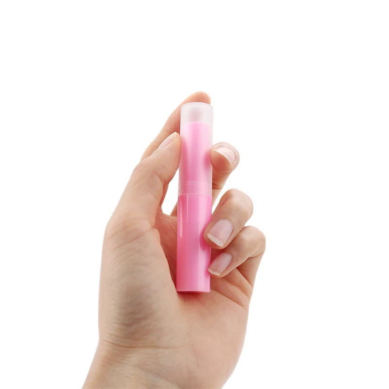 4g Empty Lip Balm Tube DIY Lipstick Color Lip Balm PP Container Vial White Pink Beige Green Cosmetic Screen Printing Plastic