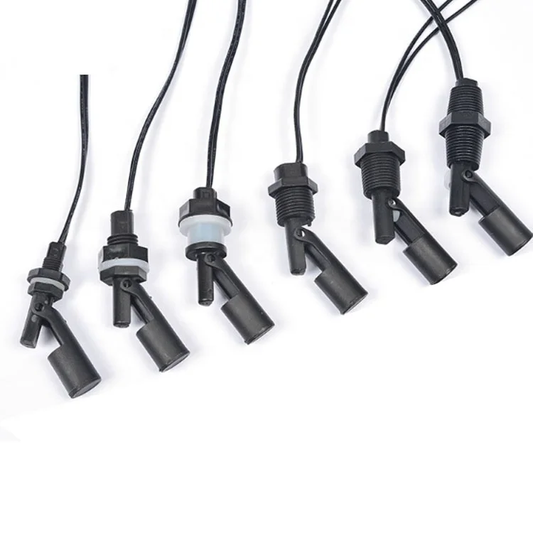 Black Water Level Sensor Detector Aquarium Tank Side Mounted Horizontal Liquid PP Float Switch