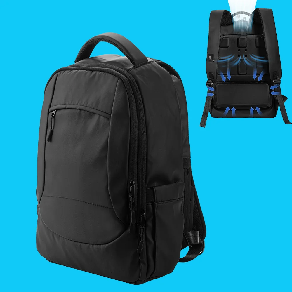 Custom mochila viaje Cooling Fan Travel Backpack for Men Women Computer Professional Men Business Laptop Backpack