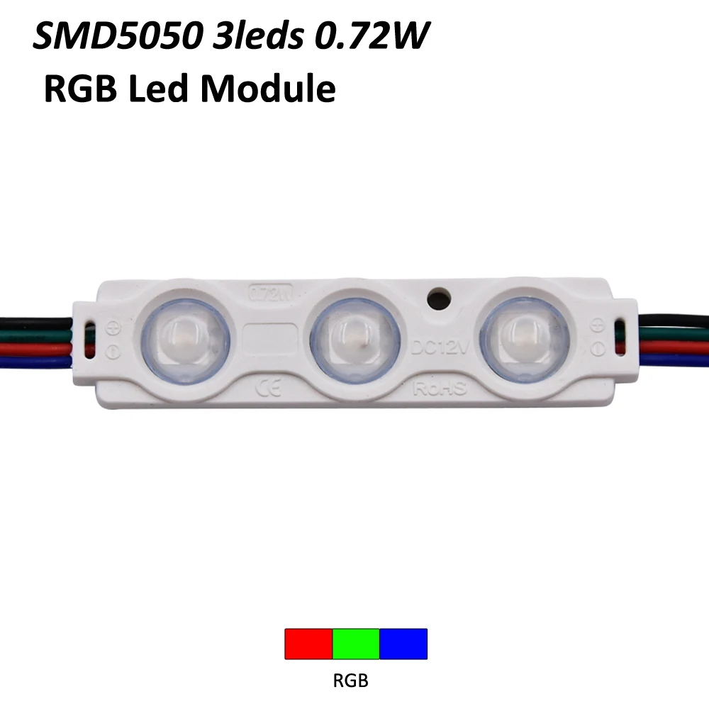 Многоцветный rgb 5050 smd 3 светодиодный модуль от Adled light limited
