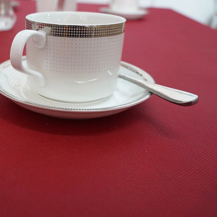 108 Round Biodegradable Disposable Non-woven Tablecloth