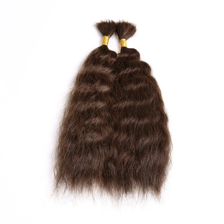 Brazilian Loose Wave Hair Bulk Wet and Wavy Human Hair Bulk For Braiding No Weft Braids Extensions Bundles Natural Color Bulk
