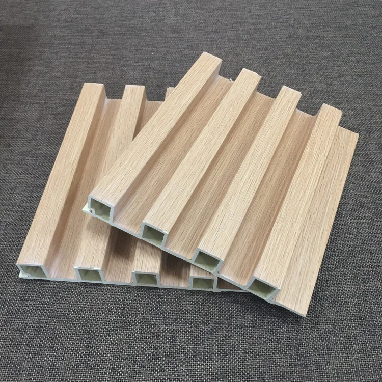 Water Proof Wood Plastic Composite Cladding Fluted Wpc Wall Panel On Sale