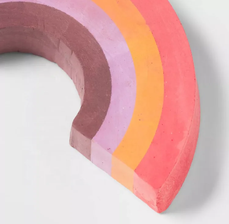 Washable Rainbow Colored Sidewalk Chalk For Kids