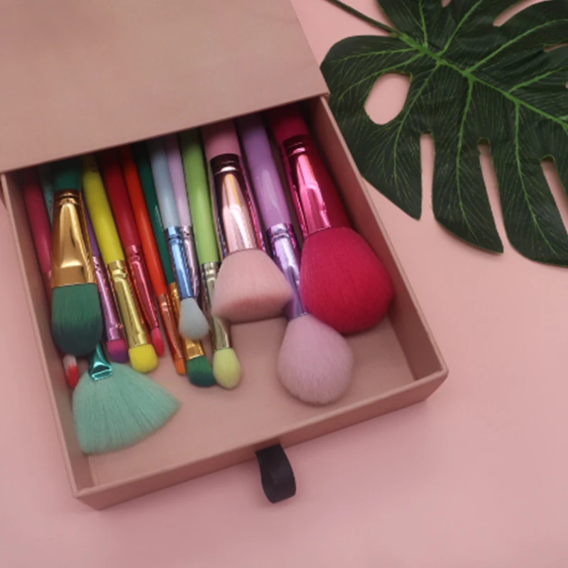 YRX 14Pcs Colorful Wholesale Prime Quality Best Price Versatile Beauty Tools Makeup Accessory Manufacturer Custom Makeup Brush