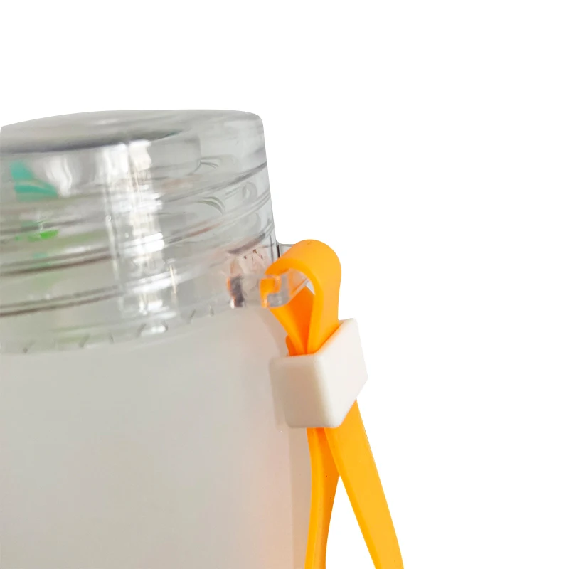 USA warehouse ombre sublimation 17oz drink glass colorful gradient frosted glass water bottle ombre color glass bottle