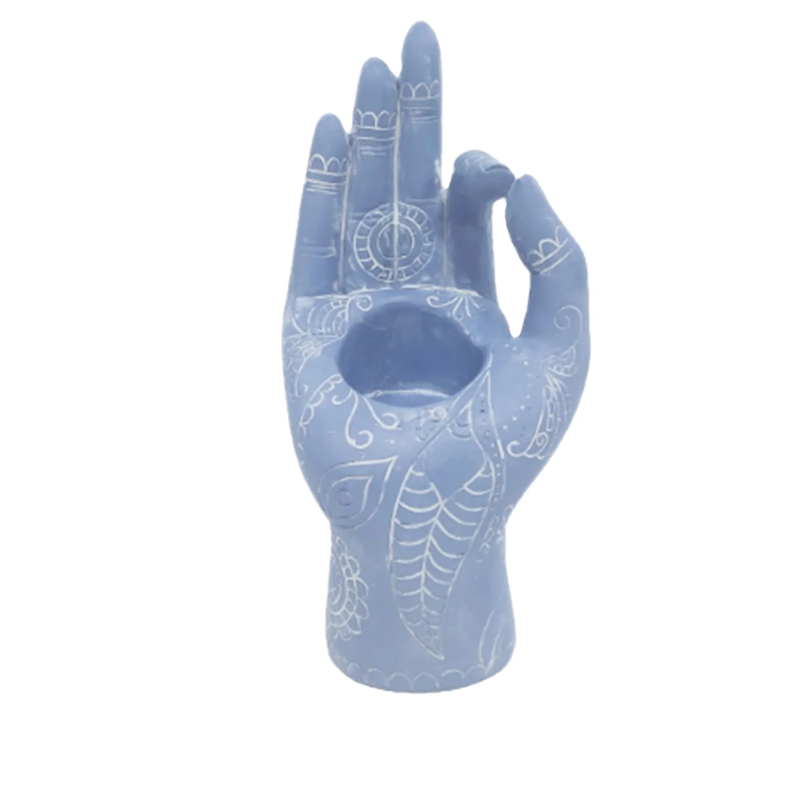  Новый цветной подсвечник Mudra скульптура для домашнего декора из смолы ручной