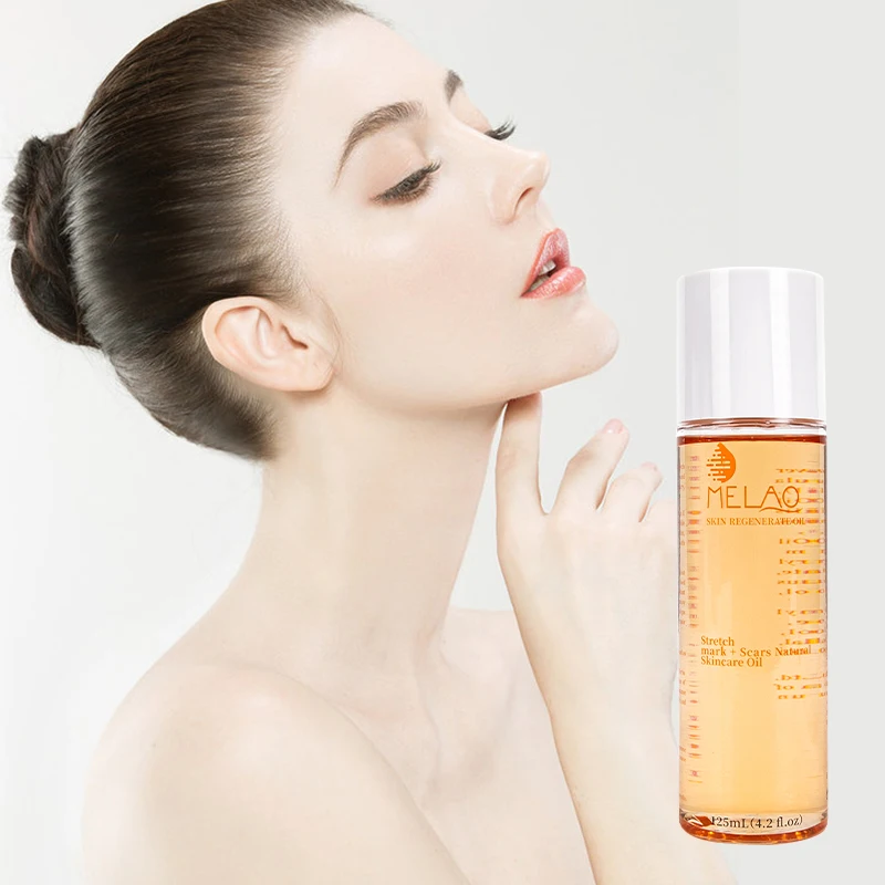 OEM/ODM MELAO Wholesale Stretch Mark Oil Natural Organic Skincare Regenerate Oil Scar Repair Stretch Mark Removal Body Oil