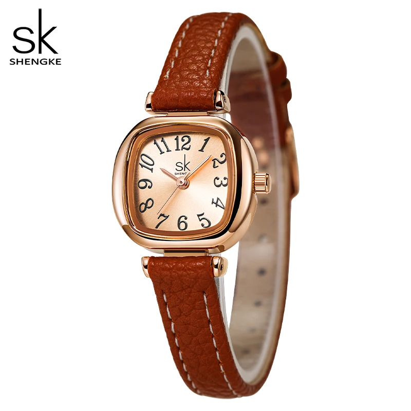 SHENGKE Hot Sales Luxury Quartz Watches Fashion Quartz Watches waterproof Ladies Women Reloj Mujer