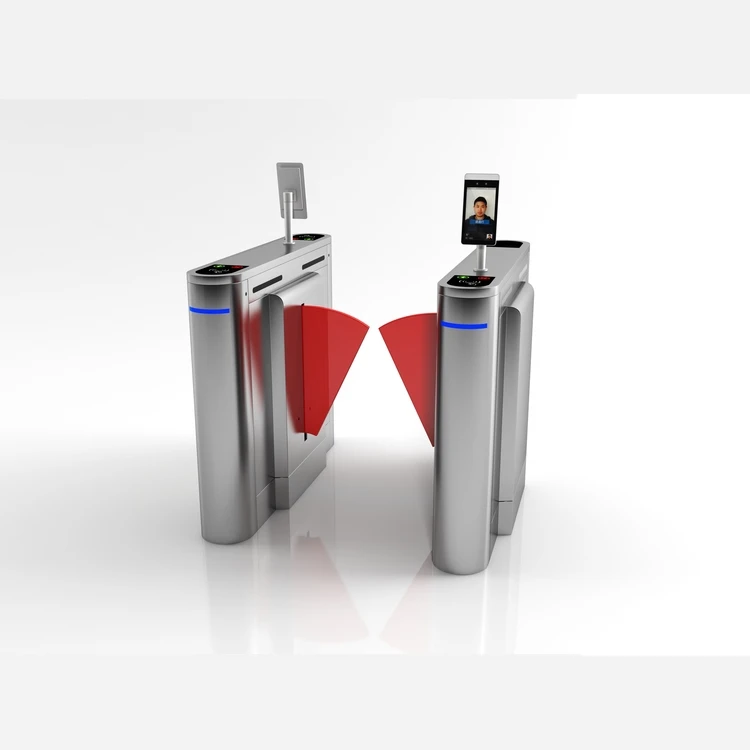 China Manufacturer Flap Barrier Gate Access Control Flap Barrier Gate  with RFID For Gym