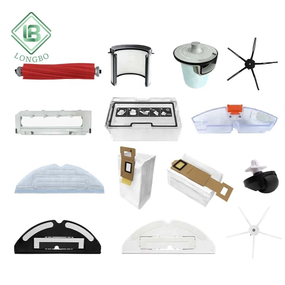 Main Roller Brush Side Brush Hepa Filter Mop Pad Dust Bag Replacement Fit For Xiaomi Roborock S7 T7S Robot Vacuum Cleaner Parts