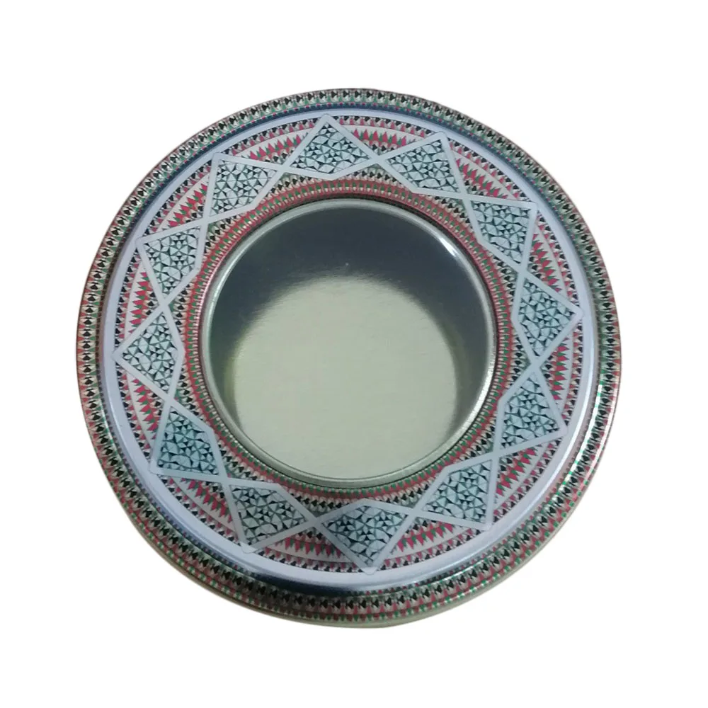 Жестяная коробка с принтом для шафрана, 1 г, 2 г, 3 г, 5 г, 10 г