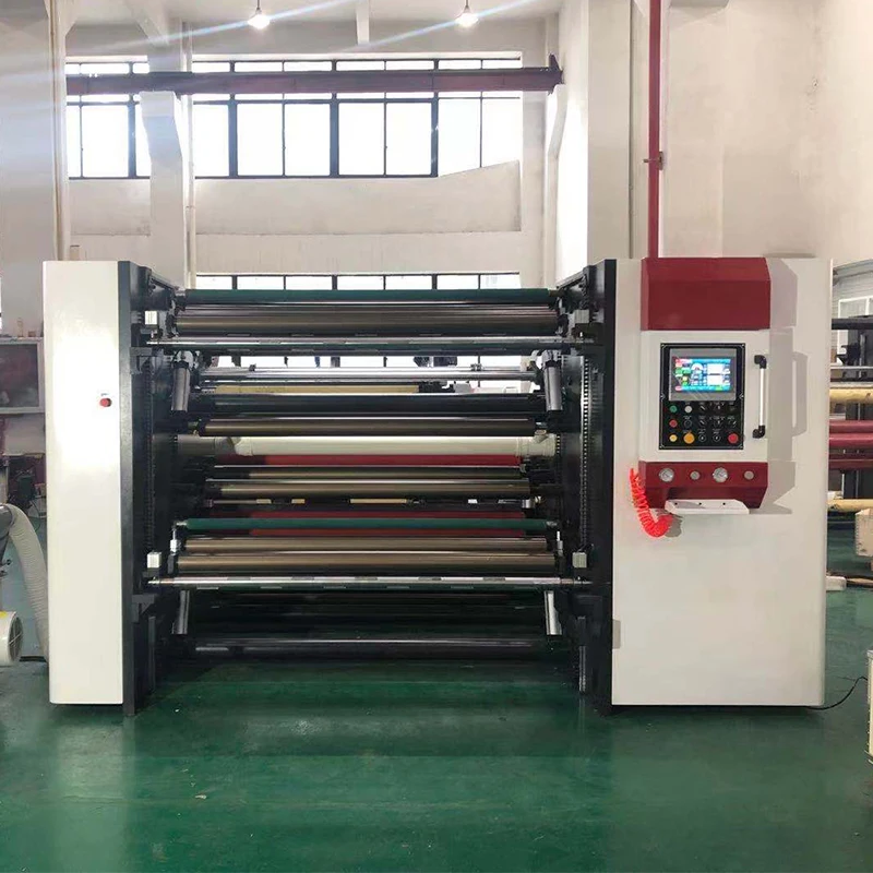 Full Automatic 500meter Speed Paper Roll Slitting Rewinding Machine for Paper Bag Product