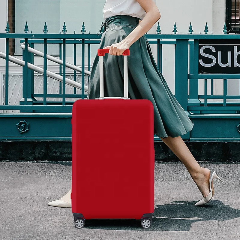 Modern Style Luggage Cover Suitcase Protective Travel Protector Net Case Abs Business Fashion Valise Suitcase Luggage Cover
