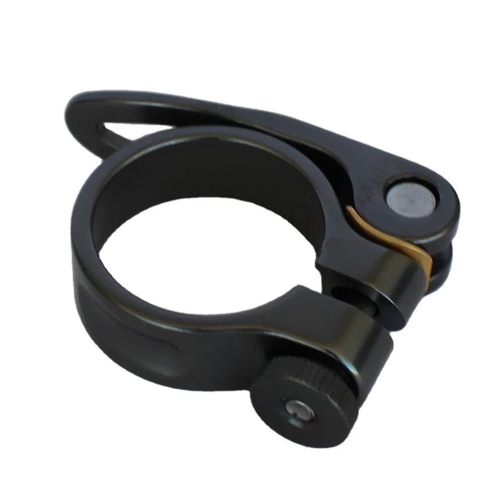 China Manufacturer Anodized Colorful Titanium Bicycle Seat Post Clamp