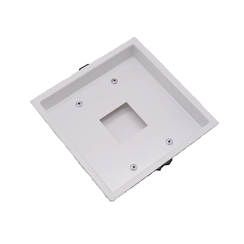 Custom Laser Cutting CRS Steel Powder Coated LED Lighting Square Trim Kit