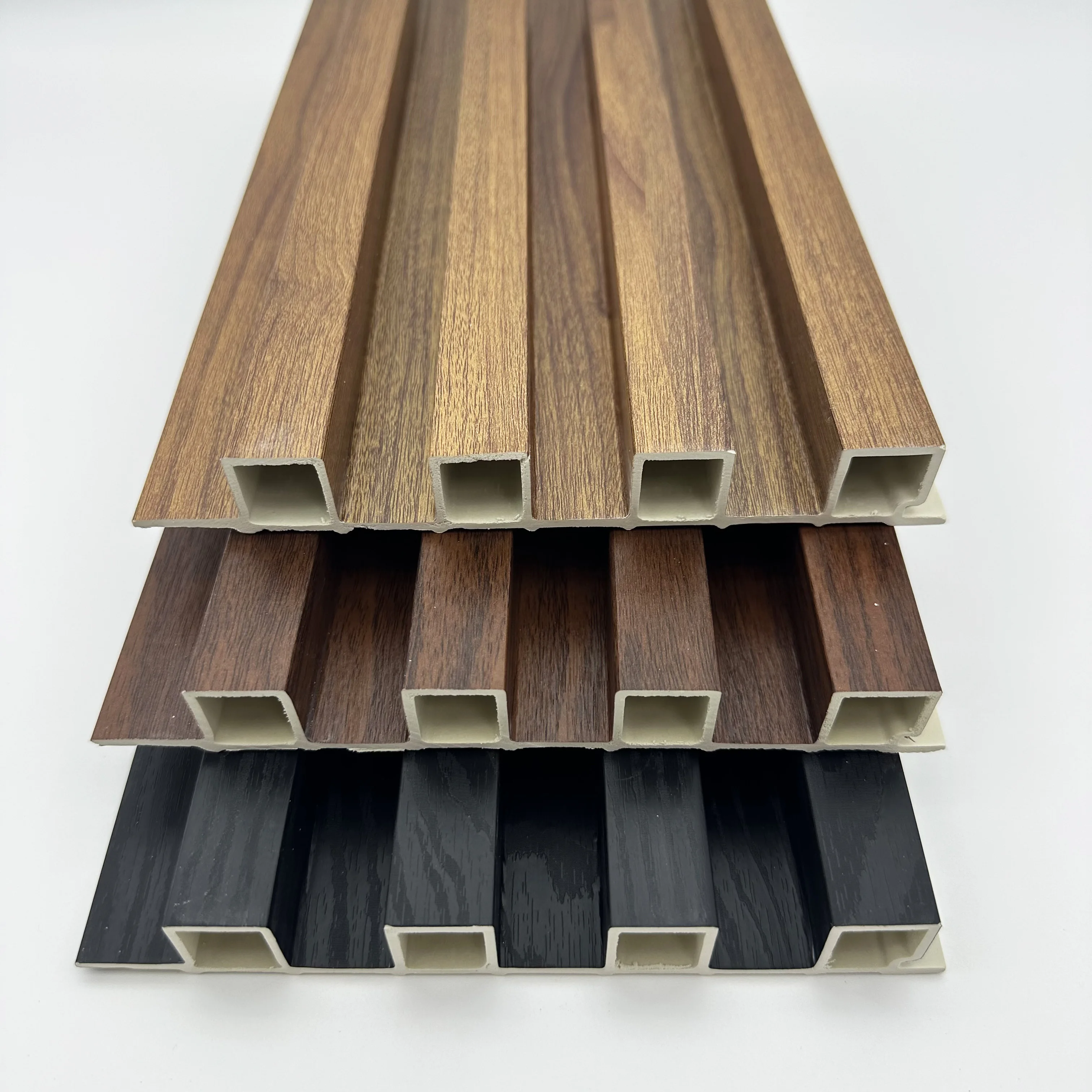 Wood Plastic Composite Waterproof  Decorative PVC WPC  3d wall panel Eco-Friendly pvc wall panel modern