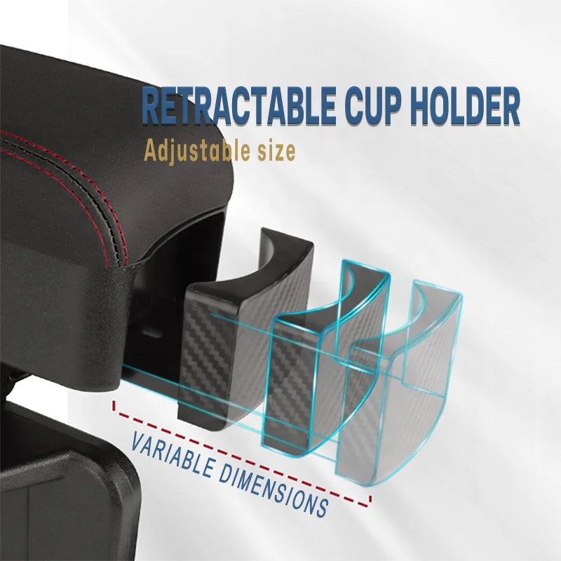 Anjuny Car Interior Accessories Storage Console Box Armrest Universal Auto Arm Rest