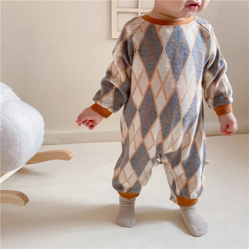 Baby Romper Knitted Baby Girl Boy Clothes Infant Rompers Playsuits for Babies Jumpsuit Autumn Winter Toddler Overalls