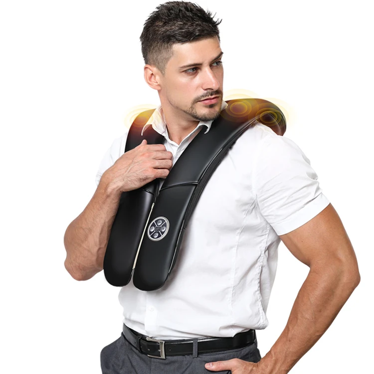 Electric Koncking Massage Belt Shoulder Neck Massage Shawl Kneading Heating For Home Car Office