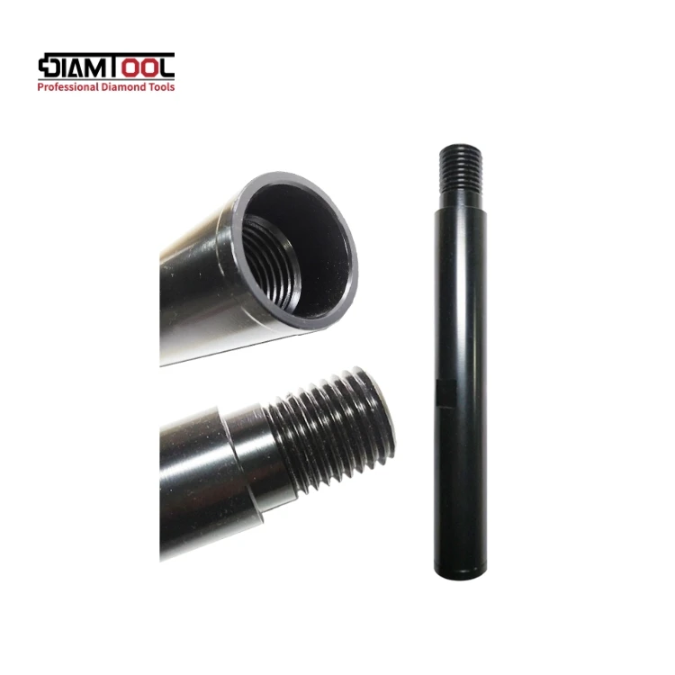 High Quality 250mm Diamond Core Bit Extension Drill Rods Quality Tool Parts for Power Tools OEM Customized Support