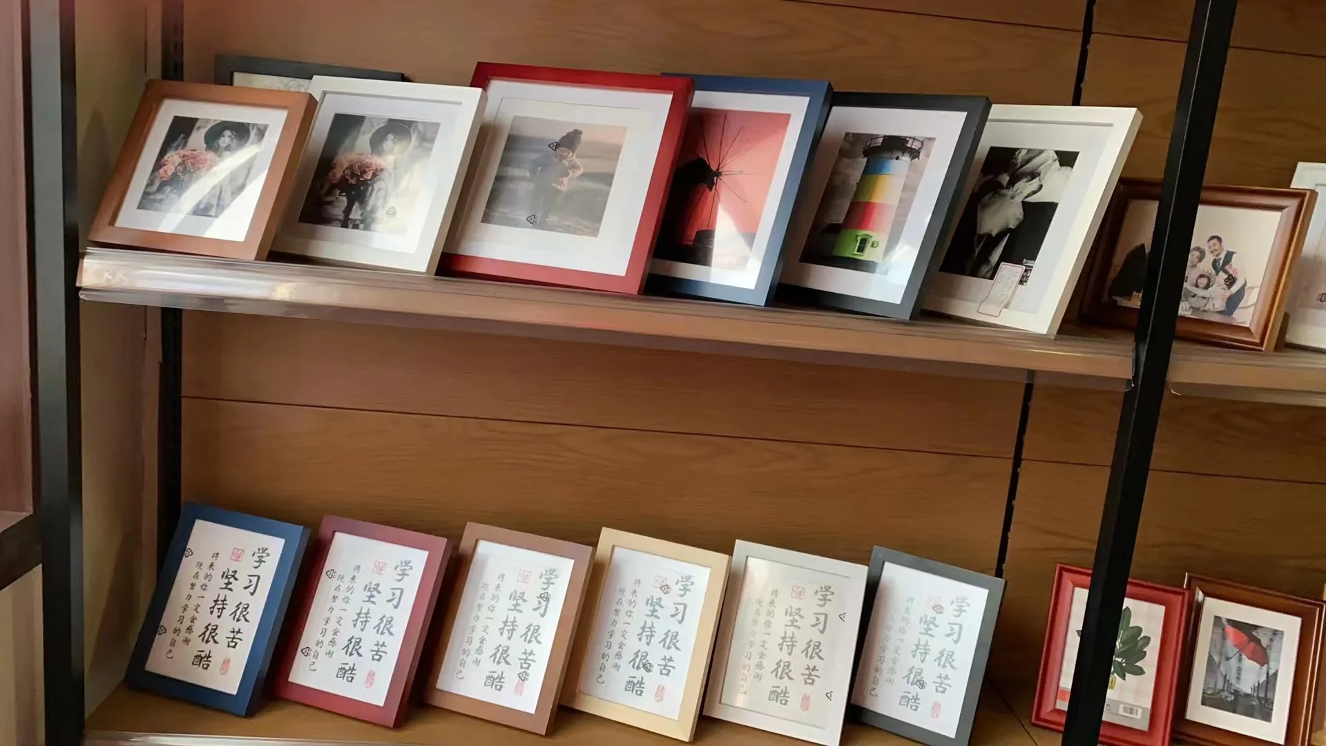 A1 A2 A3 A4in Black Picture Frame Wooden Photo Frame for Home Decoration