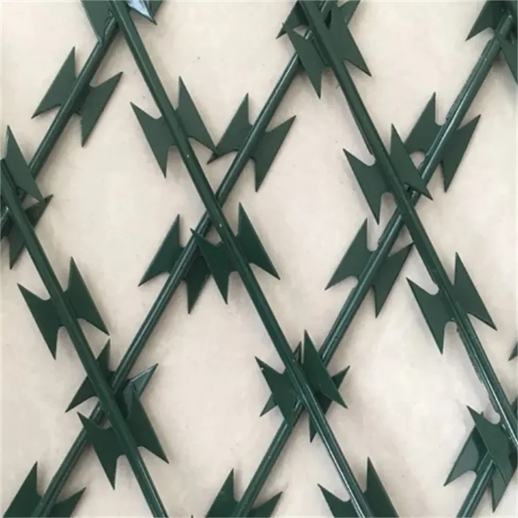 Stainless Steel Welded Wire Mesh Fencing Razor mesh Blade diamond mesh