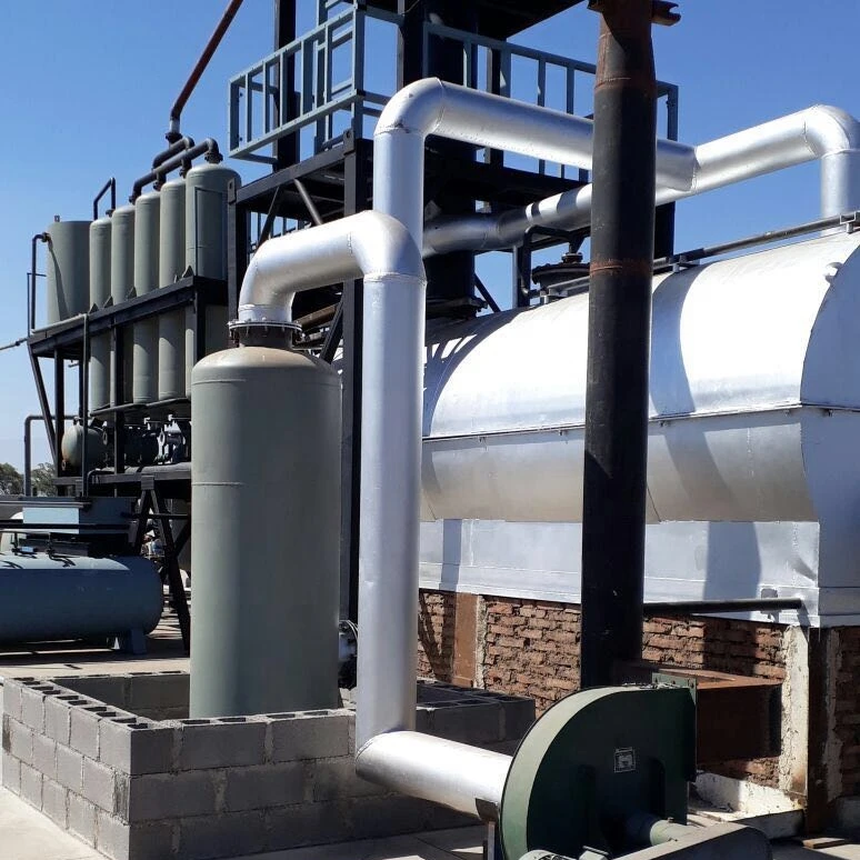 Crude Oil Refine To Gasoline Process Oil Distillation Machine