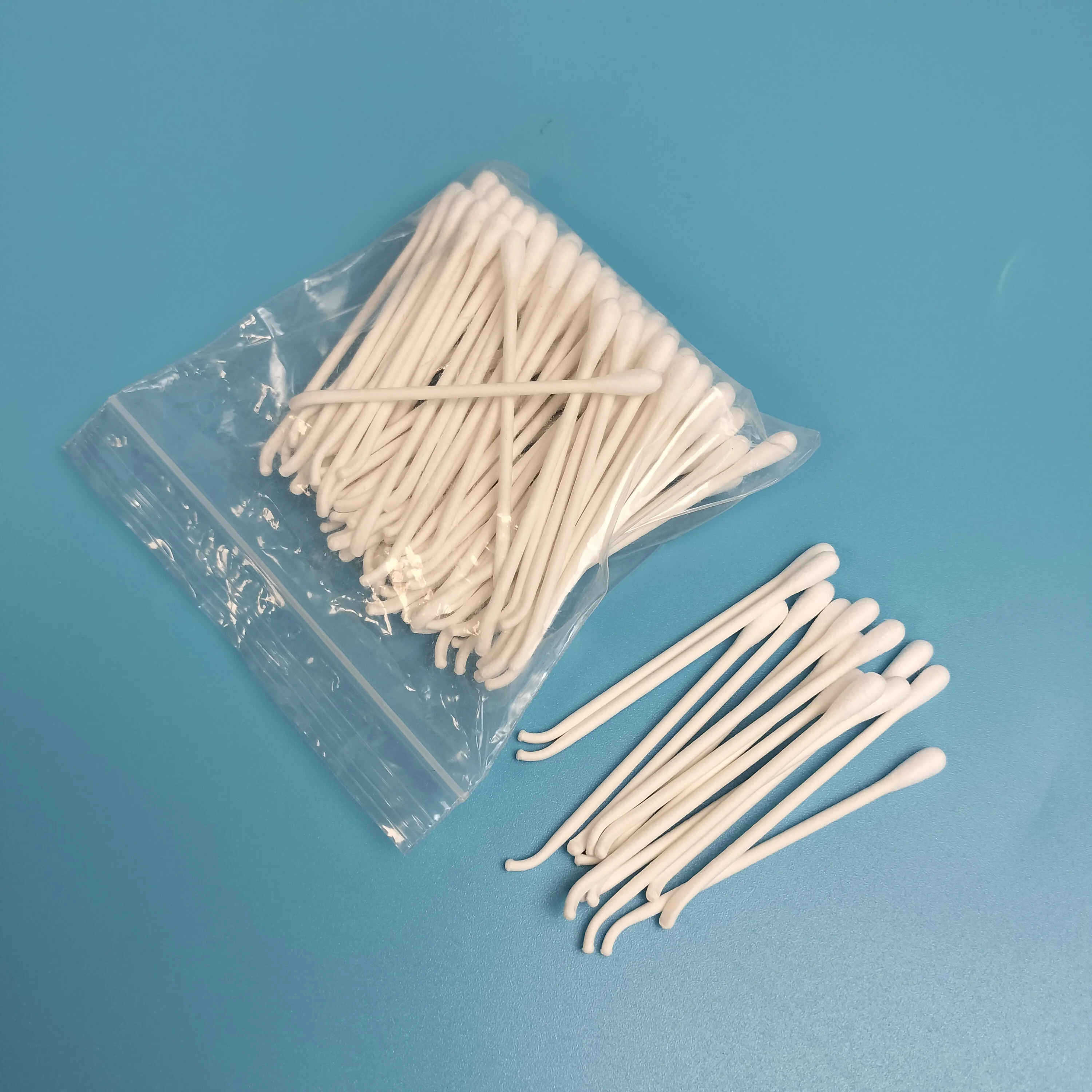 100pcs Disposable Paper Stick Ear Cleaning Cotton Swab Qtips With Hook