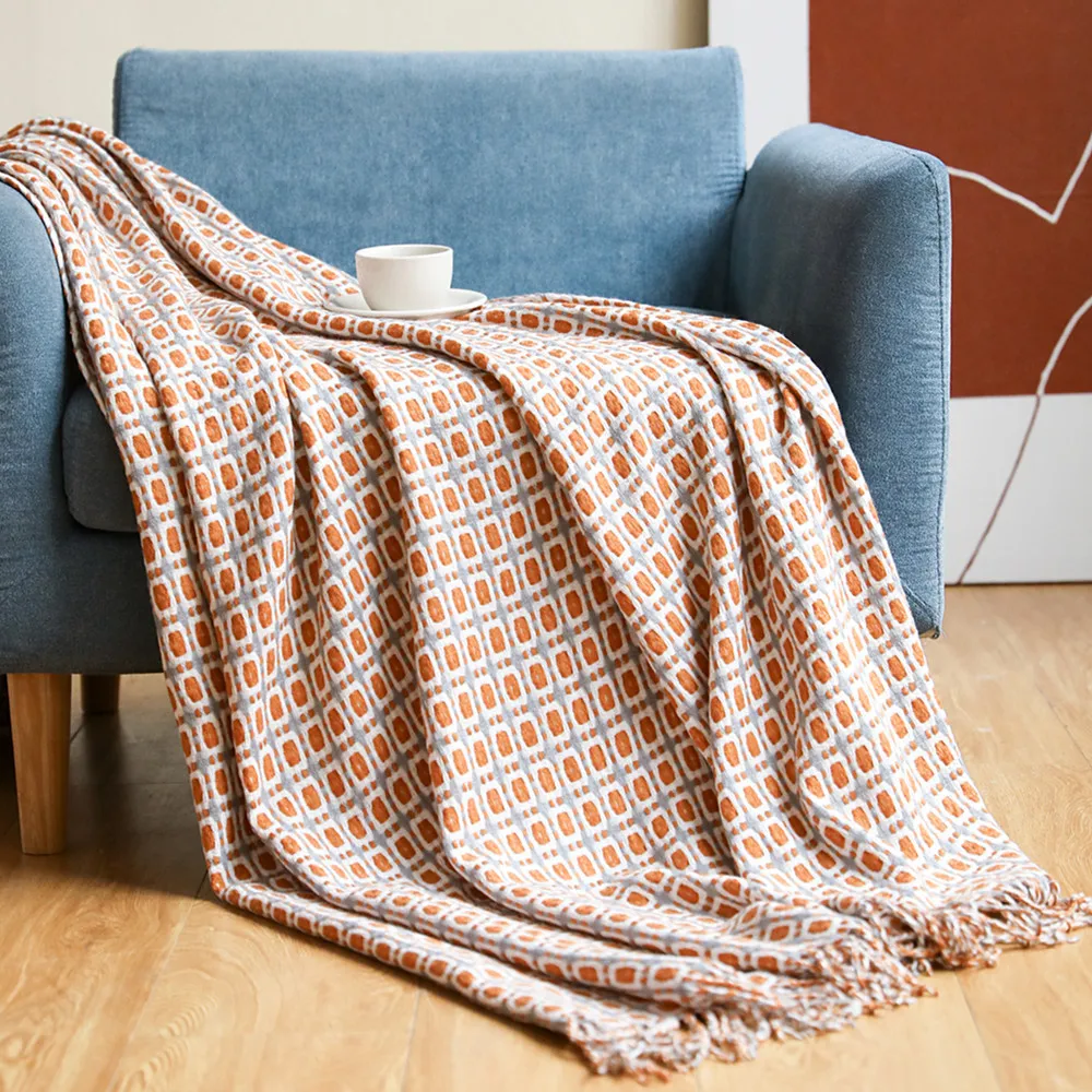 Amazon Hot Sale Fluffy Comfort Blanket Thick Blankets for Winter Chunky Knitting Blanket