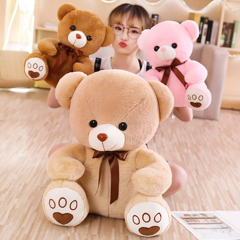 Teddy Bear Plush Toy Doll Children Unisex Valentines Teddy Bears Wholesale Teddy Bear Big Size Accept Custom Designs PP Cotton