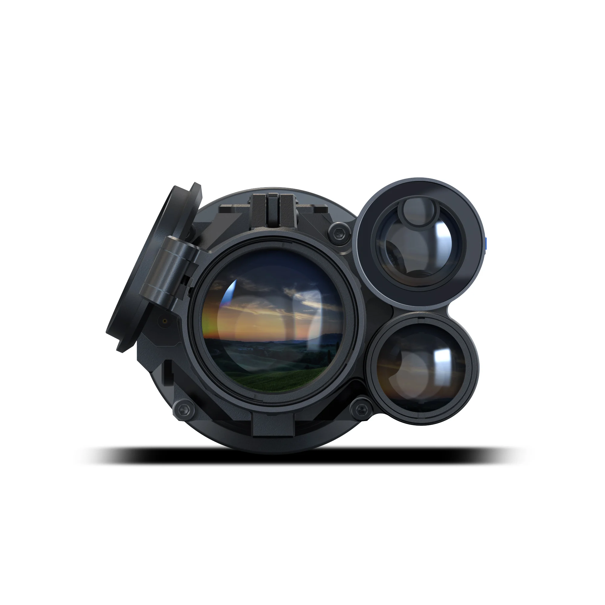 PARD NV008SLRF HUNTING DAY & NIGHT VISION RIFLE SCOPE MONOCULAR CAMERA WITH RANGFINDER  Ballistic Calculator Red Dot