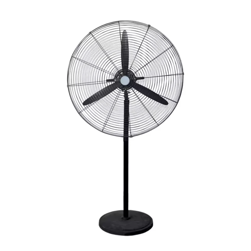 Summer Big Power Pedestal Fan  Standing Fan Industrial Fans High Speed Industrial Metal Black Motor FREE Standing AC 220V FV41