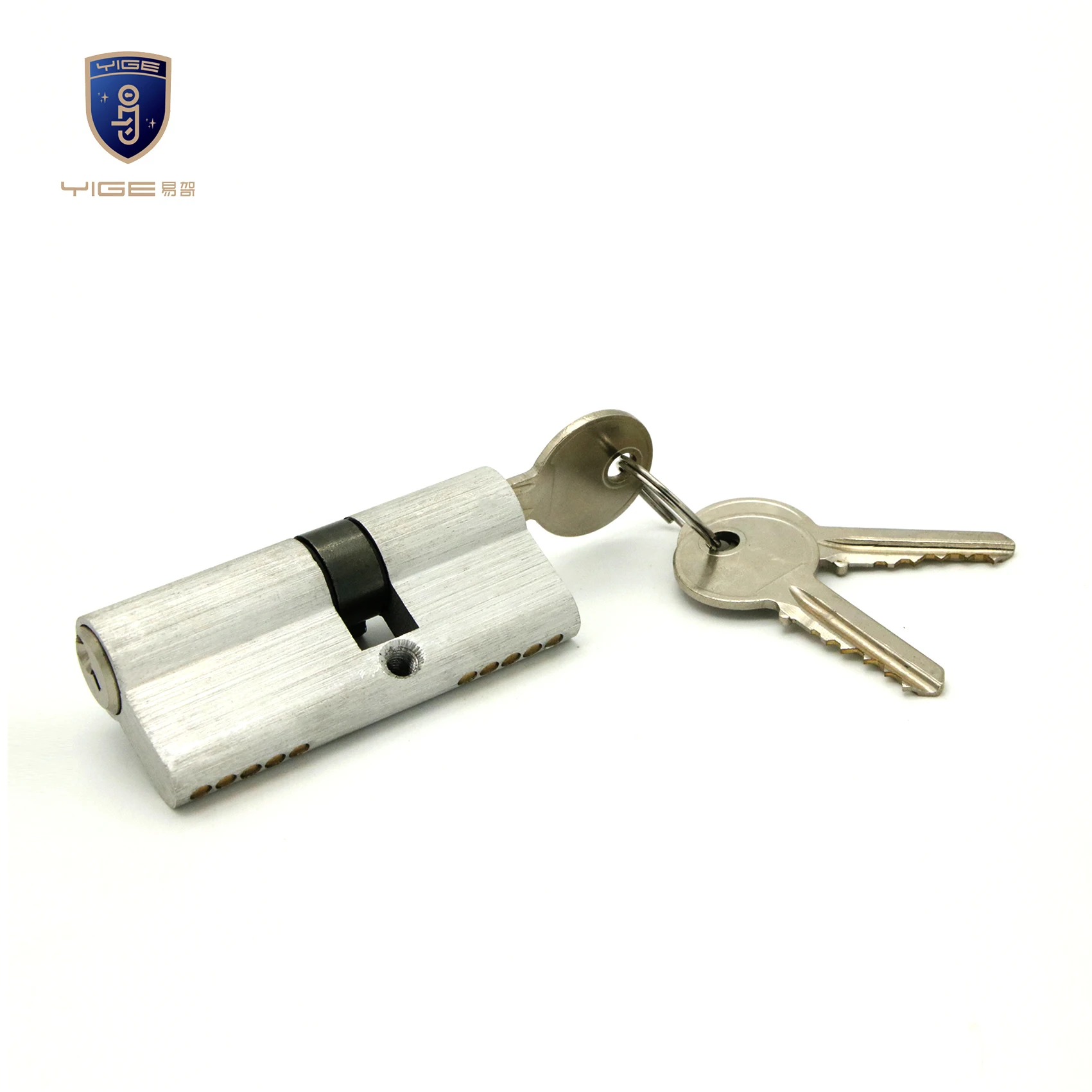 Aluminum 70 mm door lock euro standard factory price entry lock door cylinder popular Yige manufacturer lock cylinder