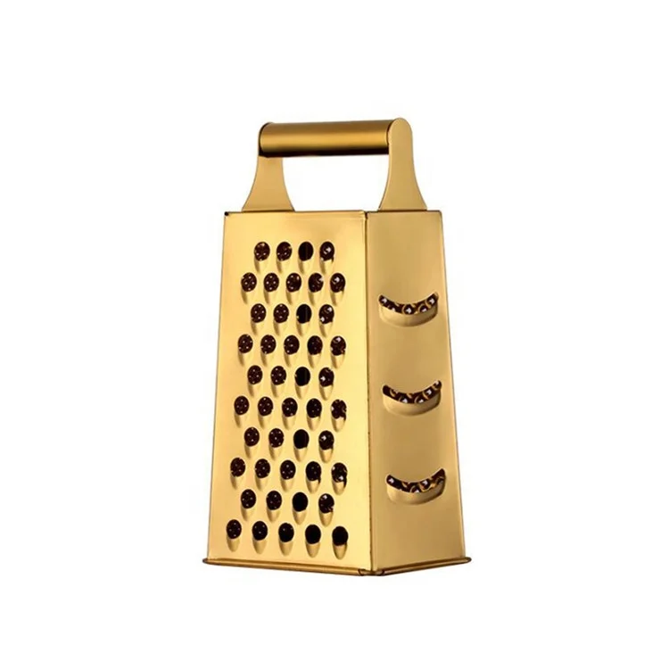Kitchen Accessory Manual Steel Vegetable Cheese Grater 4 Sides Eco Friendly Fruit Grater