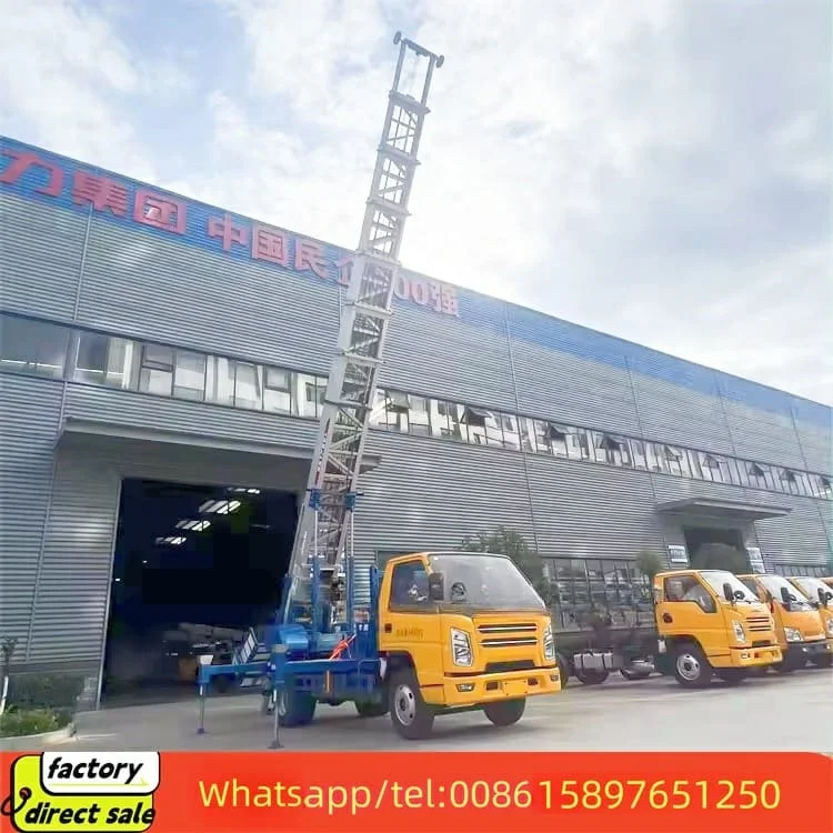 CLW Construction Lifting Machine Telescopic Boom Aerial Bucket truck ladder Elevator truck 45m 65m ladder Lift truck