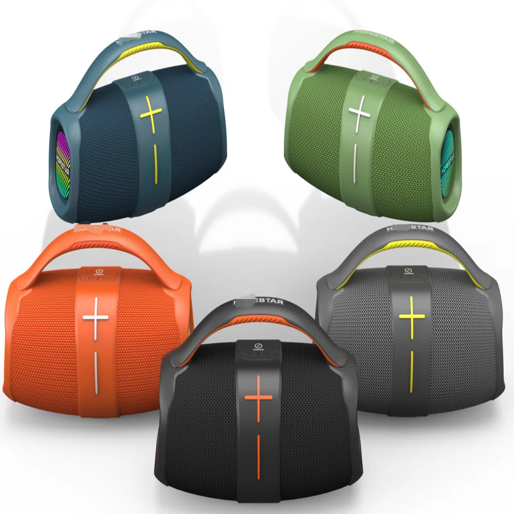 20W Double Speaker Gym Speakers IPX6 Dustable Waterproof Blue Tooth Water Dancing Speaker Blue Tooth Sound Box With Radio