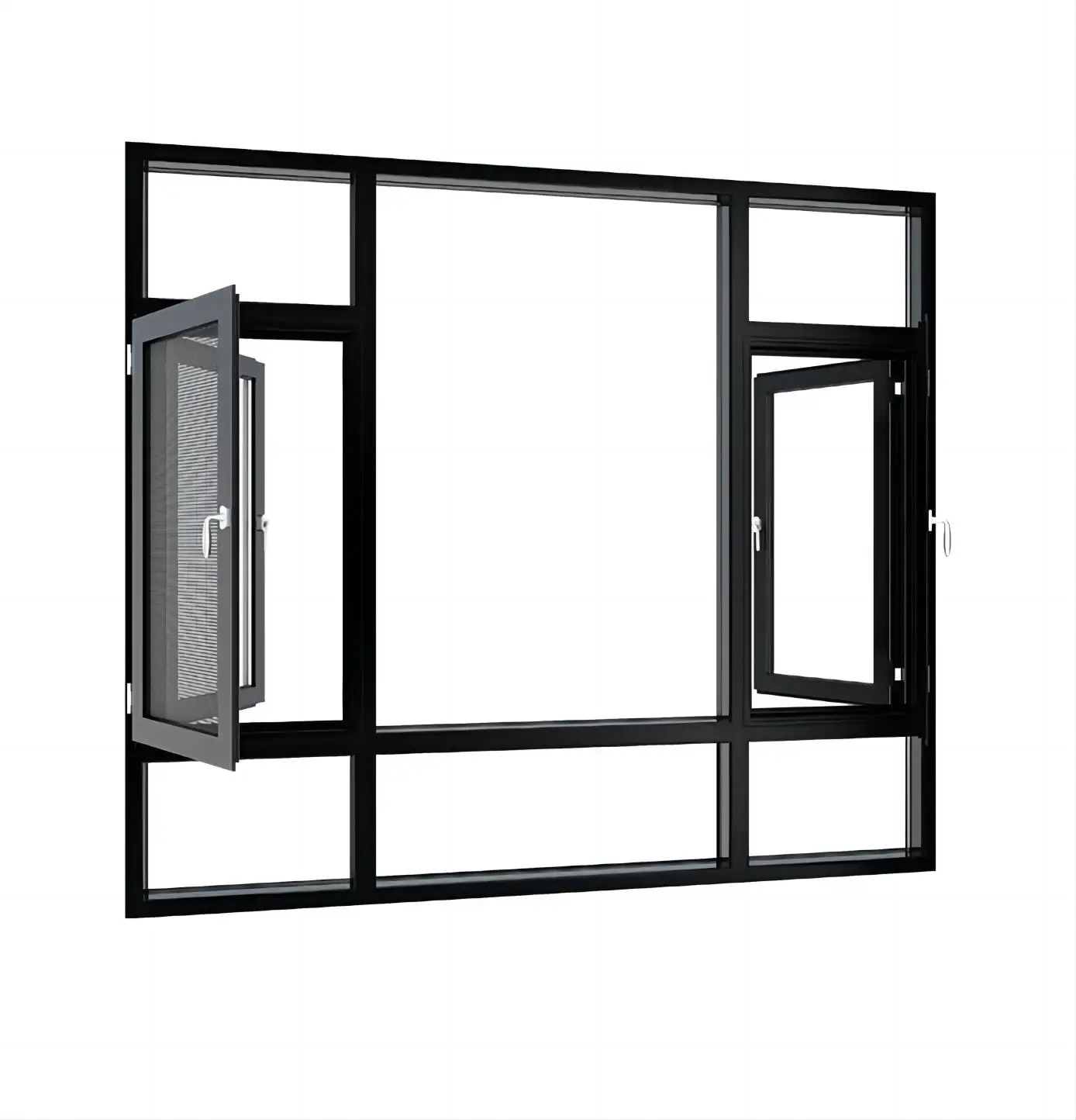 As2047 Cheap price Hot sale aluminum basement casement windows with screen for house