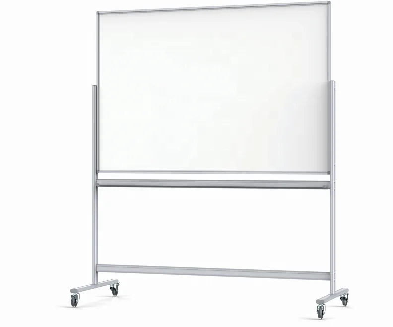 movable glass writing board sets with aluminum frame