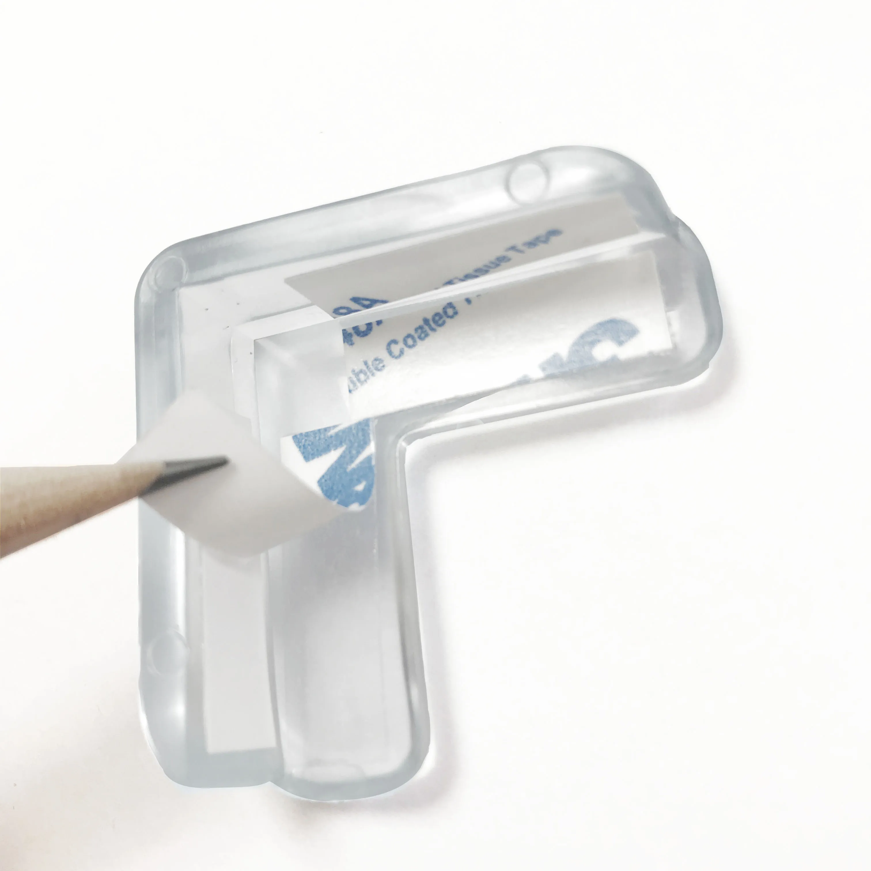 Baby Safety Soft Plastic Cushioned Bumper Guards Transparent Corner Guards