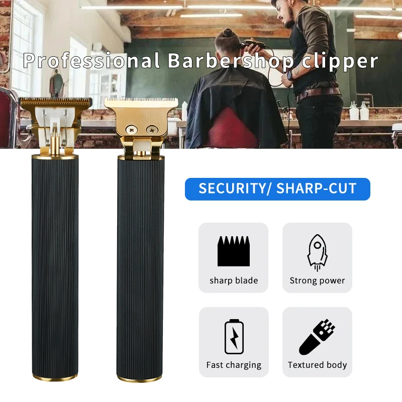 Wholesale Custom Hair Clipper Man Haircut Hairdresser Profesional Shaver Trimmer Vintage T Hair Trimmer