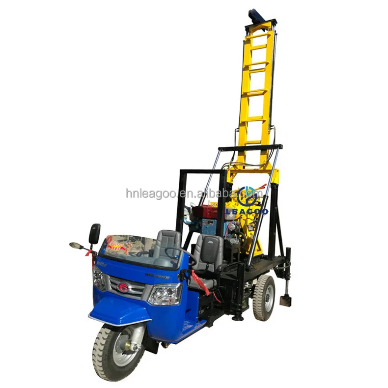 XY-200CS 200m Mobile Tractor Drilling Rigs for Water Well