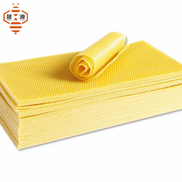
Hot sale pure natural beeswax foundation sheet for Beekeeping beeswax sheet 