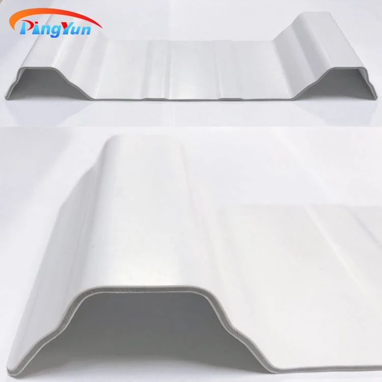  Высокая волна tejas пластиковый UPVC кровельный лист 1075 мм thermoacustica Hoja de techo PVC
